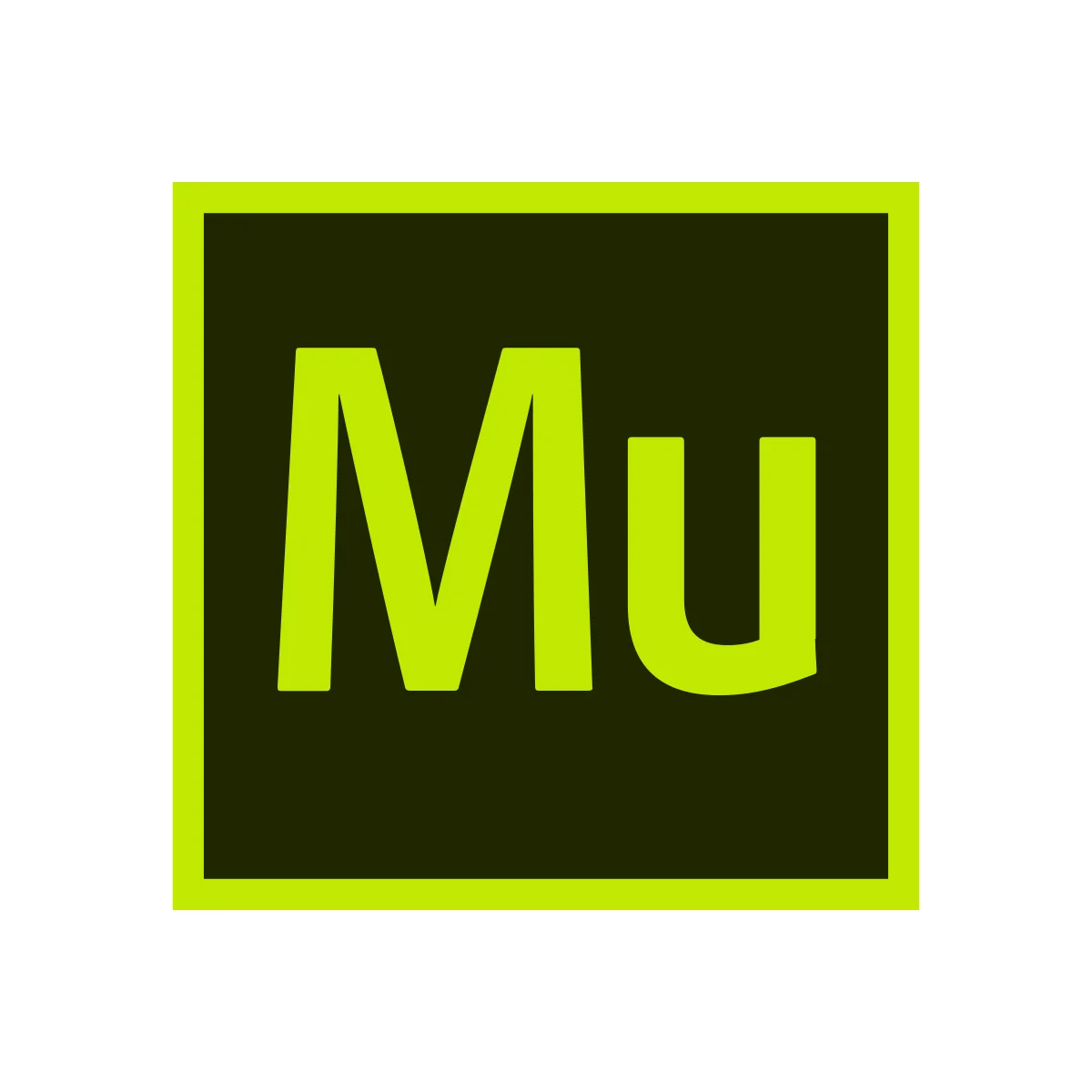 Adobe Muse discontinued no-code website builder software logo in PNG and SVG Vector.