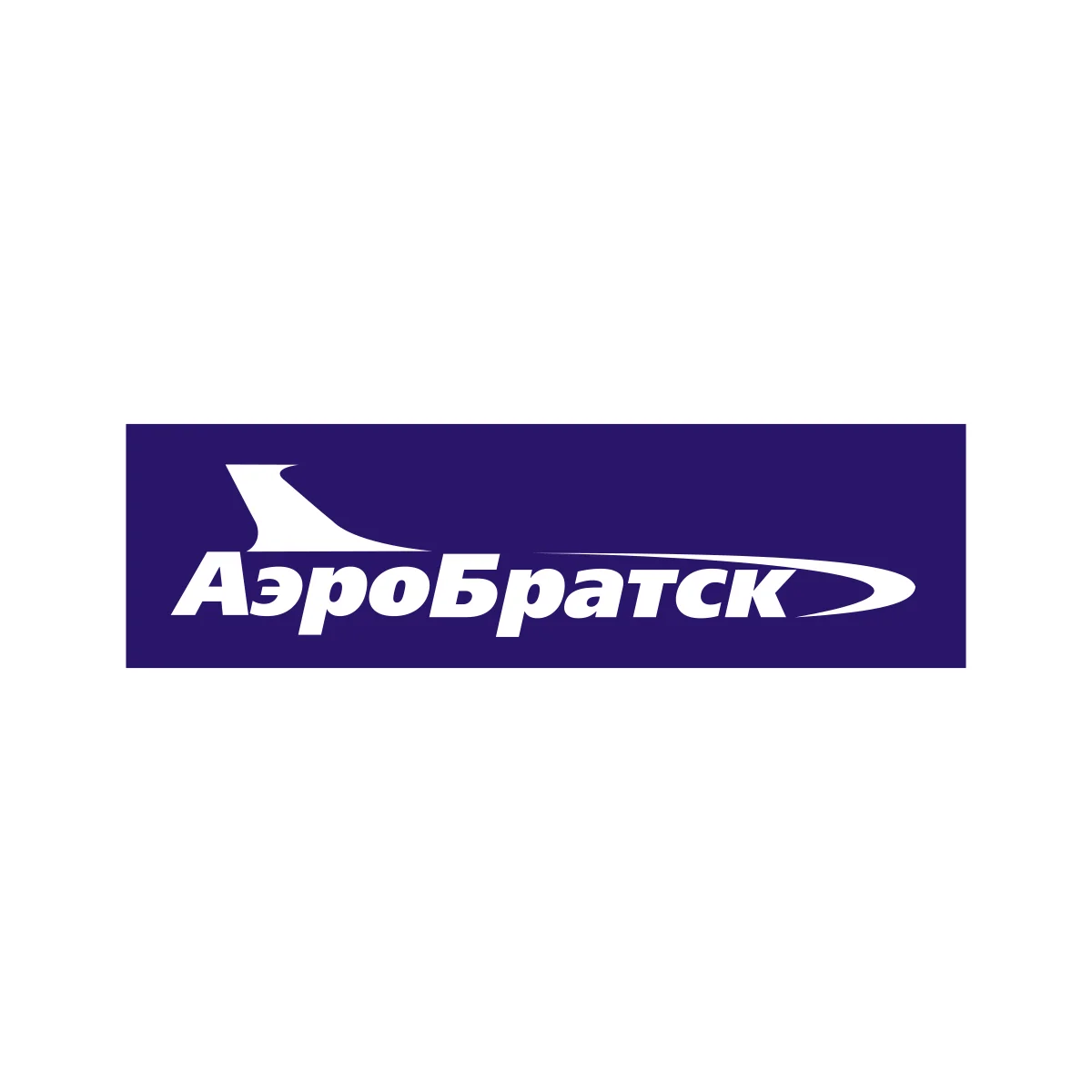 AeroBratsk Russian airline stylized 'A' wing logo in PNG and SVG Vector.