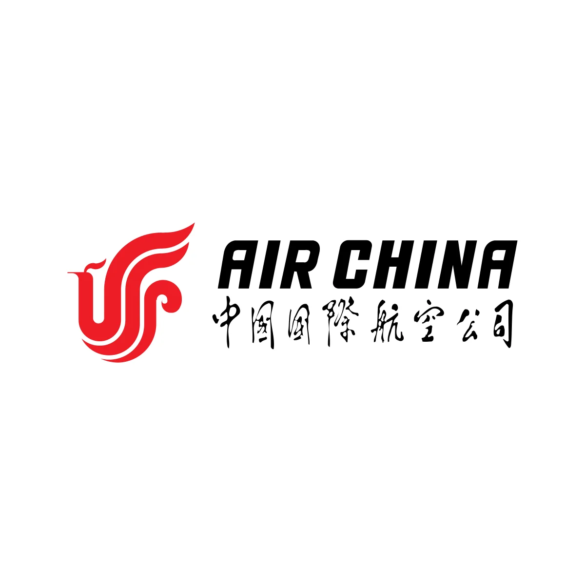 Air China flag carrier airline of China phoenix logo in PNG and SVG Vector.