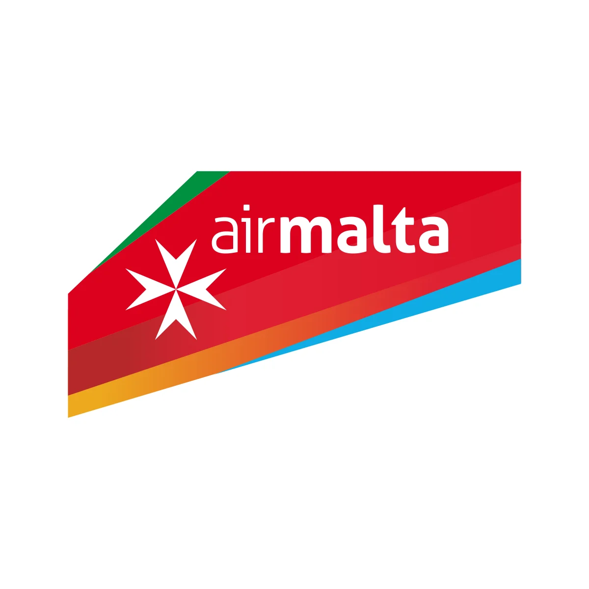 Air Malta flag carrier airline of Malta Maltese Cross logo in PNG and SVG Vector.