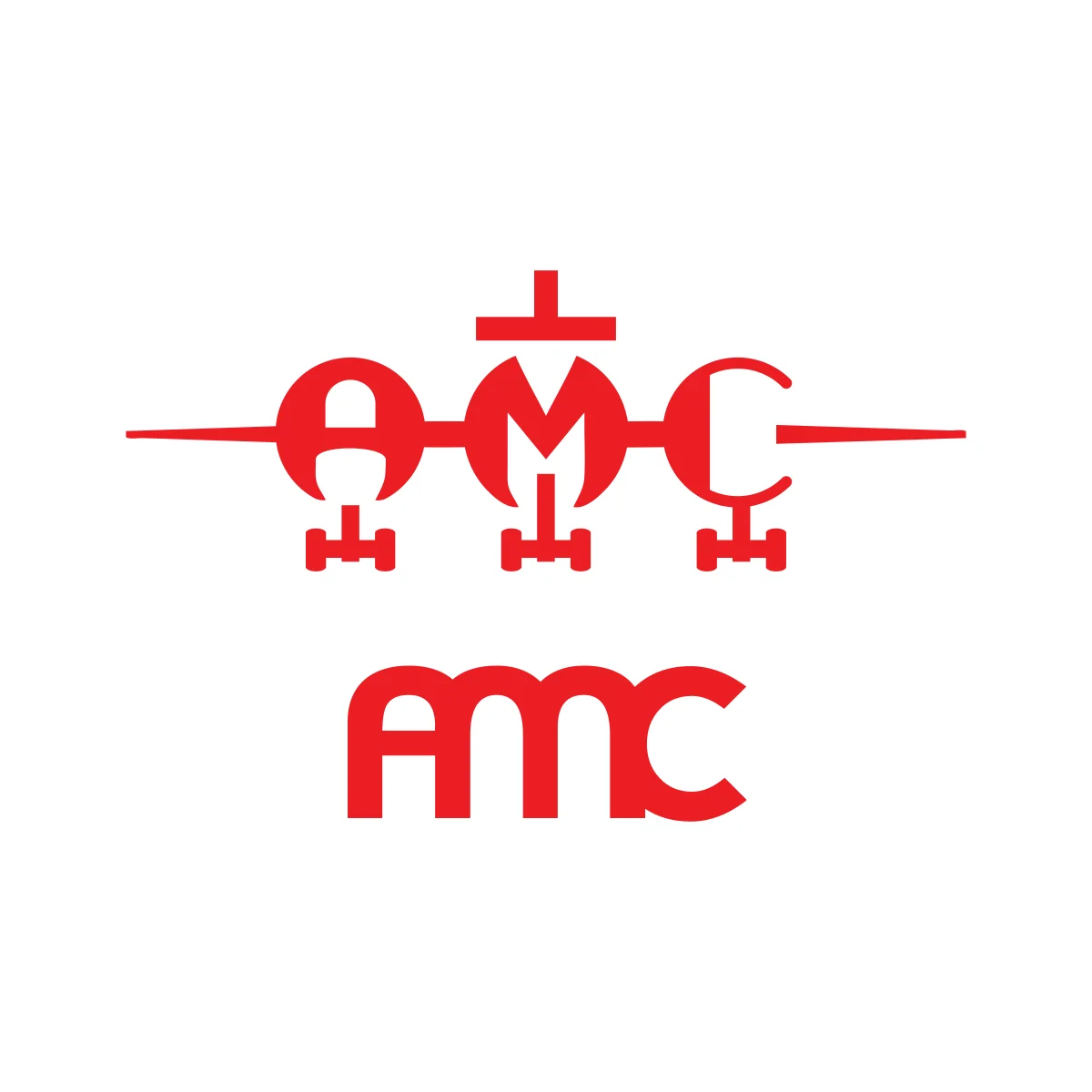 AMC Airlines Egyptian charter airline company logo in PNG and SVG Vector.