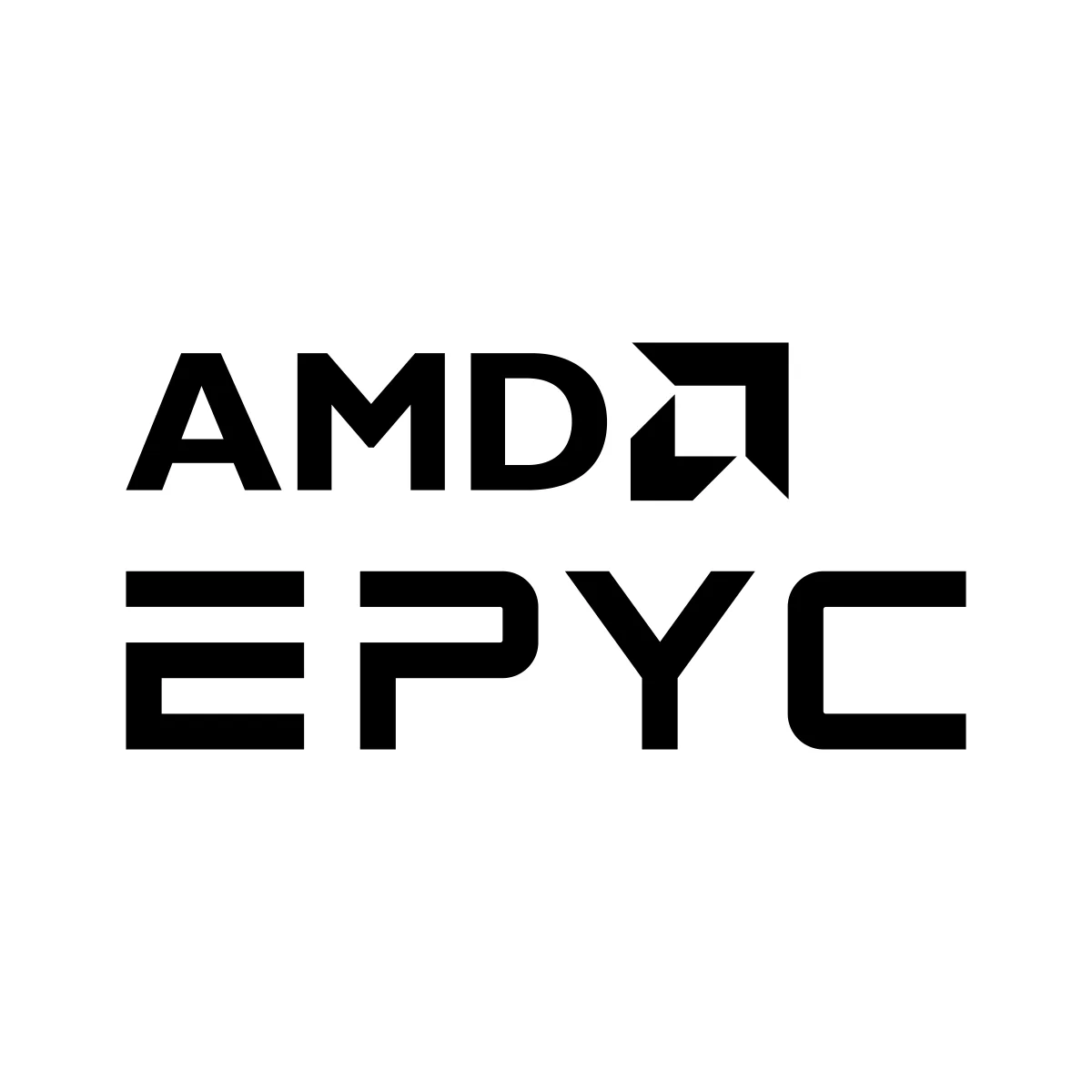 AMD EPYC server and data center processor brand logo in PNG and SVG Vector.