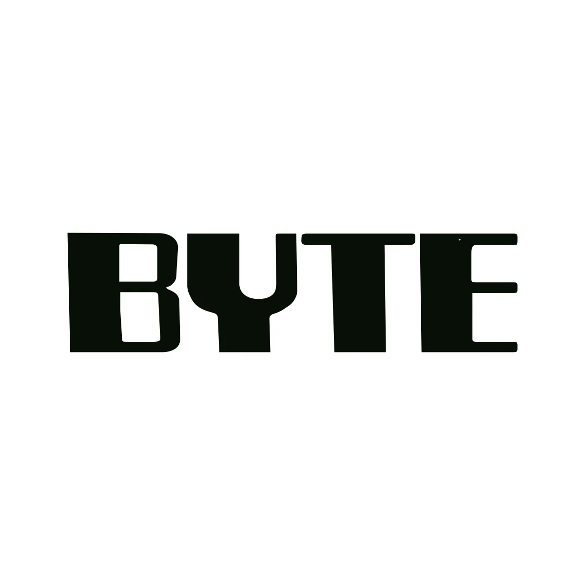 Byte microcomputer magazine historic logo in PNG and SVG Vector.