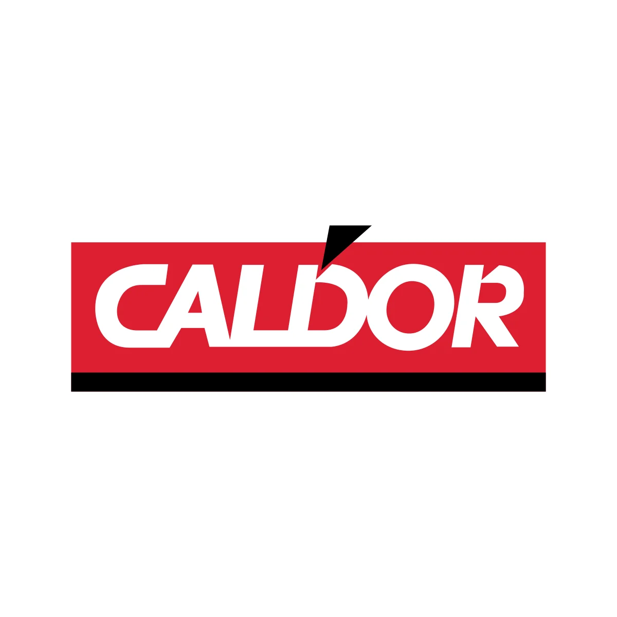 Caldor historic American discount department store rainbow logo in PNG and SVG Vector.