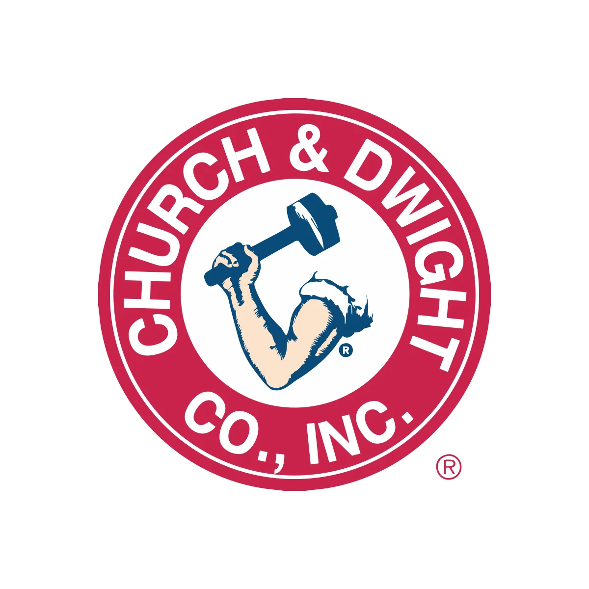 Church & Dwight American household products manufacturer and parent company of Arm & Hammer logo in PNG and SVG Vector.