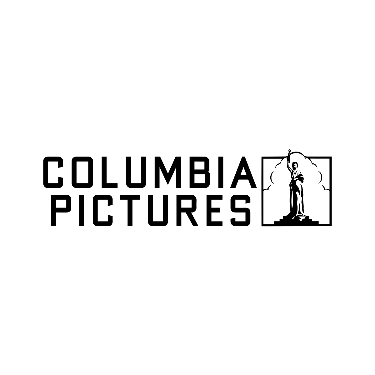 Columbia Pictures iconic 'Torch Lady' American film production studio logo in PNG and SVG Vector.
