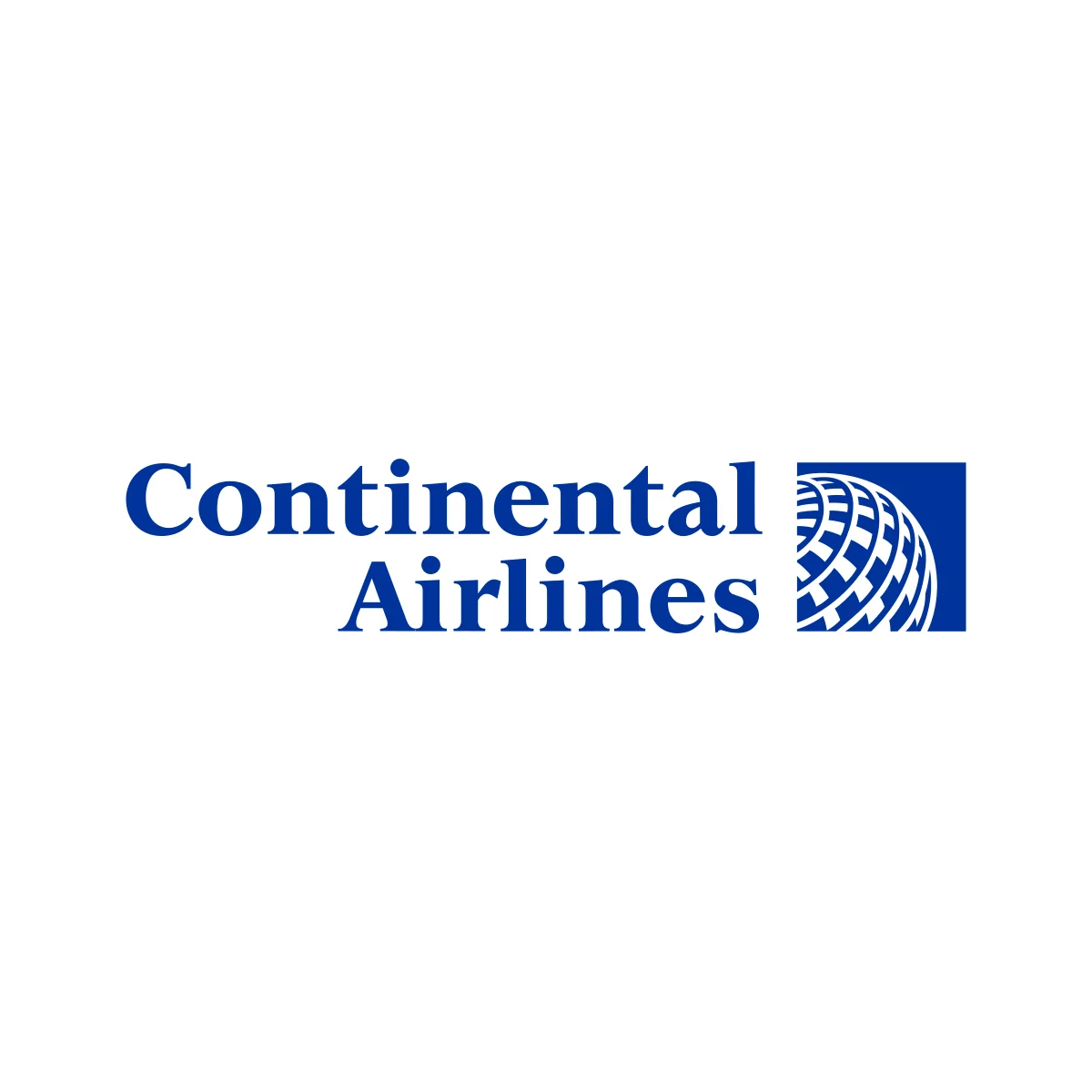 Continental Airlines historic American airline 'globe' logo in PNG and SVG Vector.