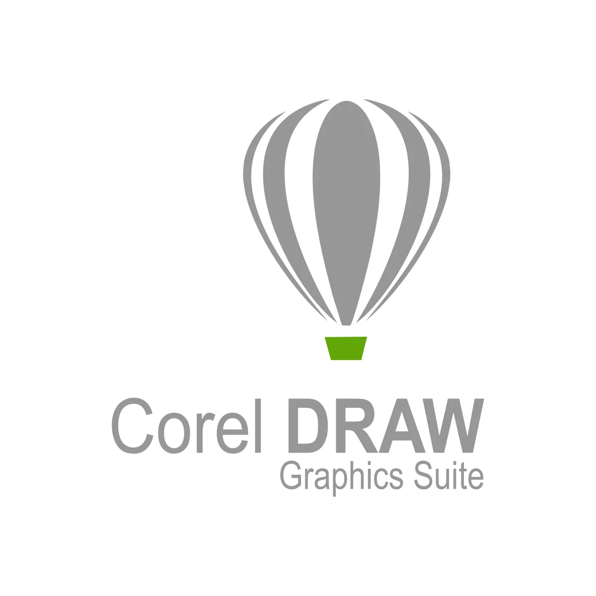 CorelDRAW vector graphics editor software suite hot air balloon logo in PNG and SVG Vector.