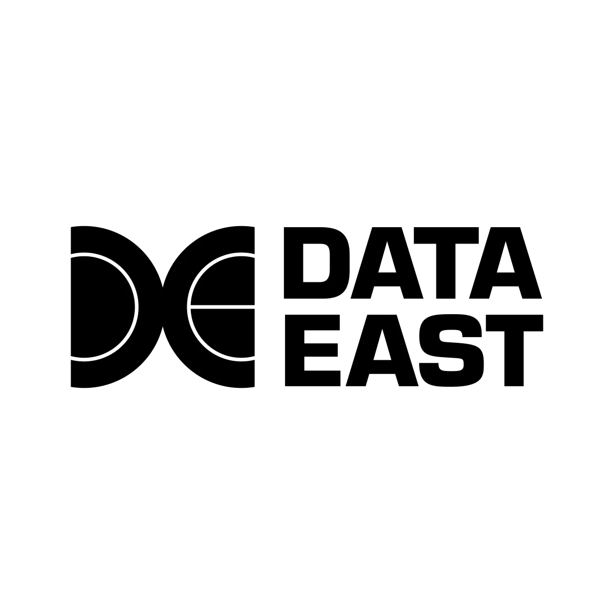 Data East historic Japanese video game and pinball company logo in PNG and SVG Vector.