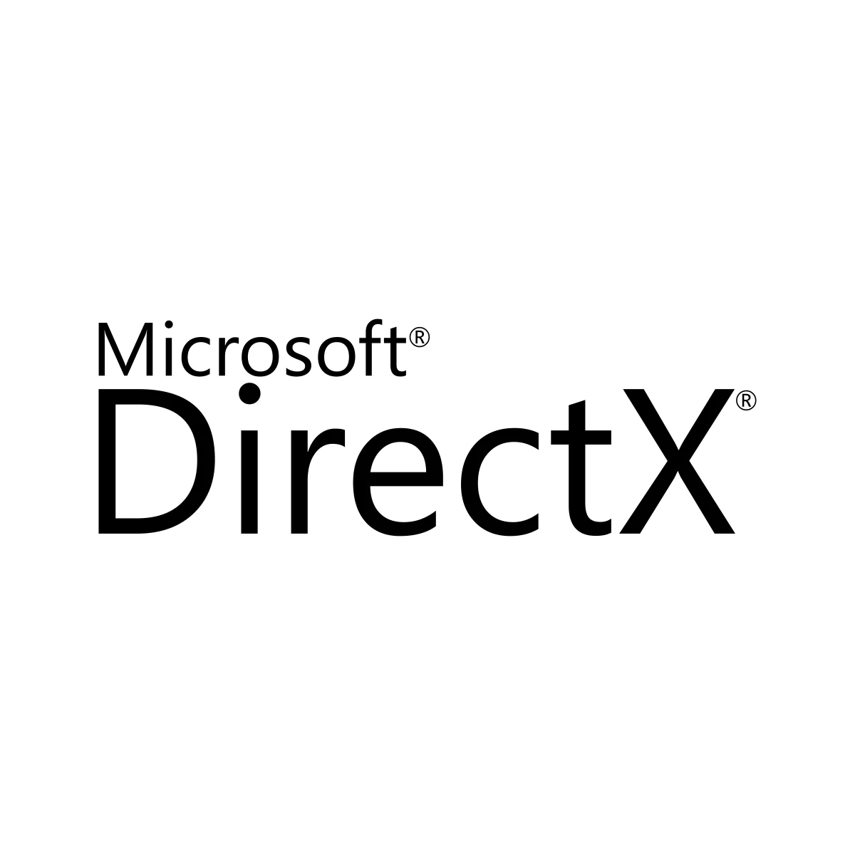 DirectX iconic Microsoft multimedia and gaming API logo in PNG and SVG Vector.