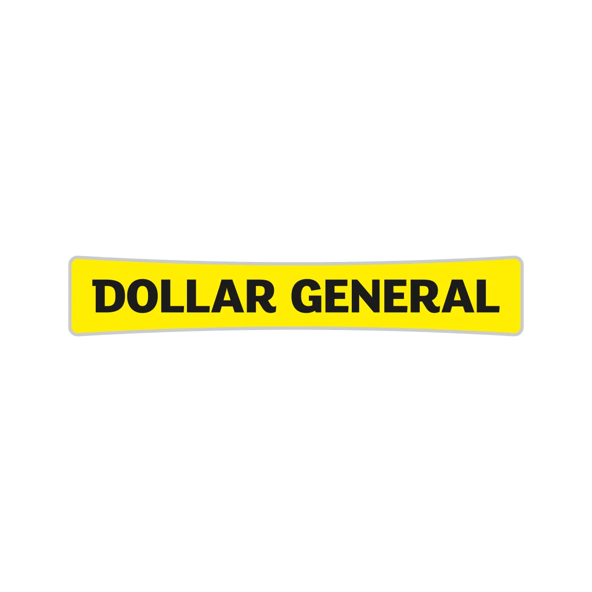Dollar General American discount variety store chain yellow sign logo in PNG and SVG Vector.