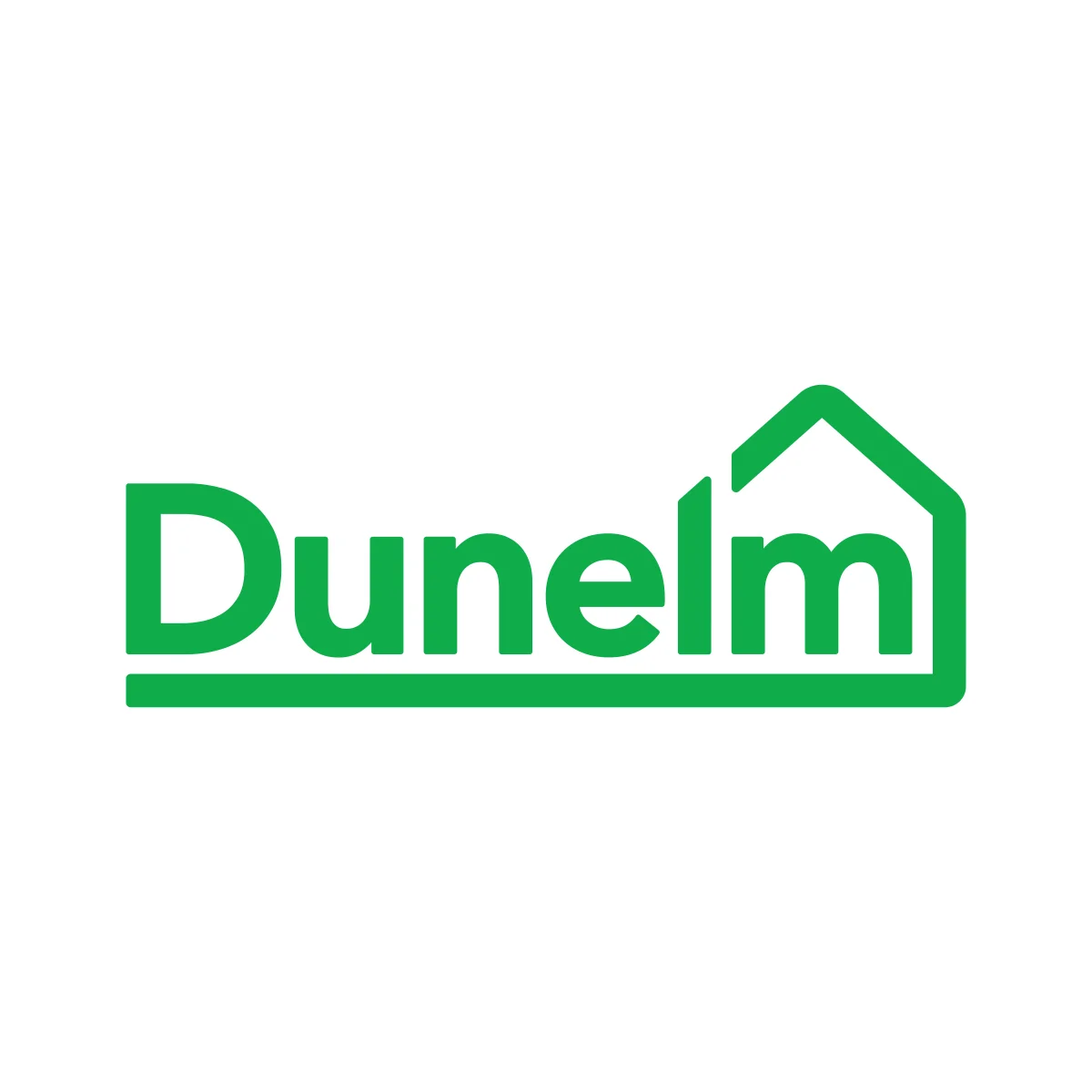 Dunelm Group major British home furnishings and housewares retailer clean wordmark logo in PNG and SVG Vector.