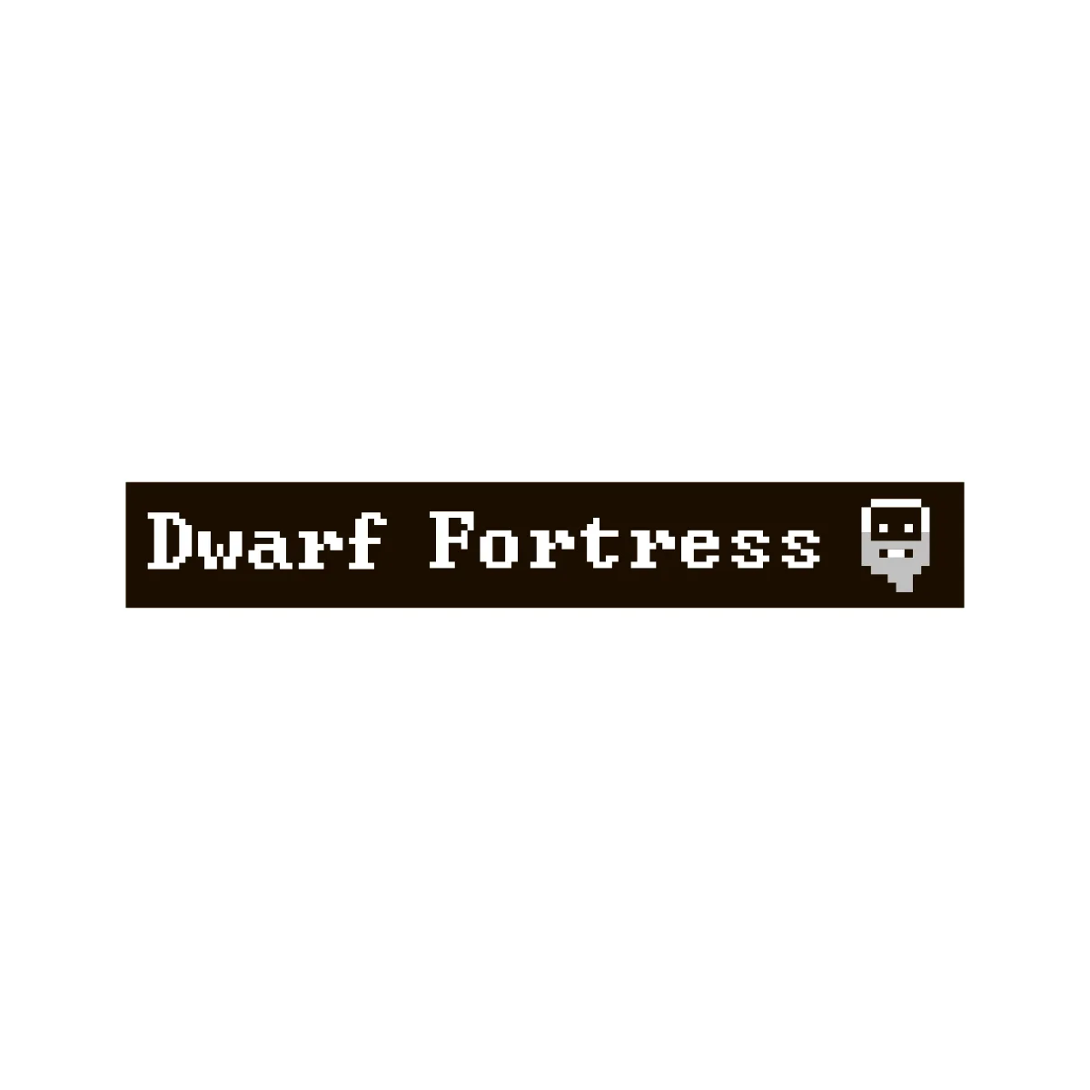 Dwarf Fortress complex simulation video game logo in PNG and SVG Vector.
