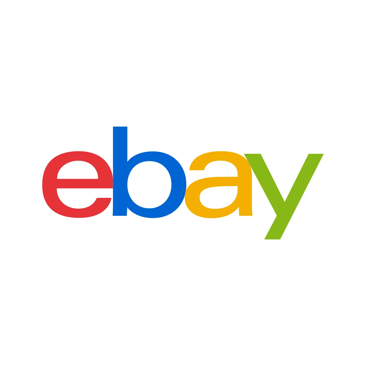 eBay global e-commerce and online auction marketplace logo in PNG and SVG Vector.