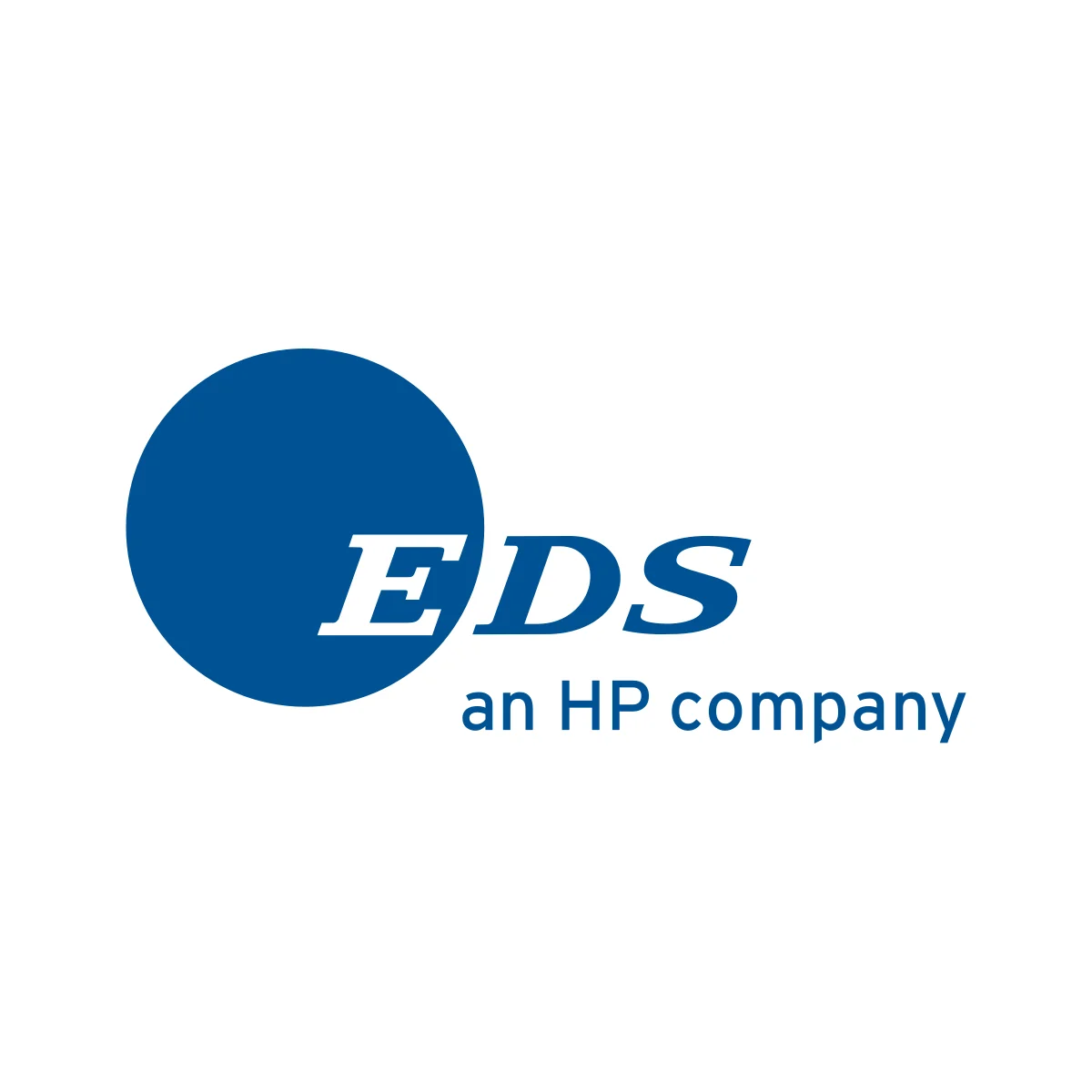 Electronic Data Systems (EDS) pioneering IT services and outsourcing company classic blue 'EDS' monogram logo in PNG and SVG Vector.