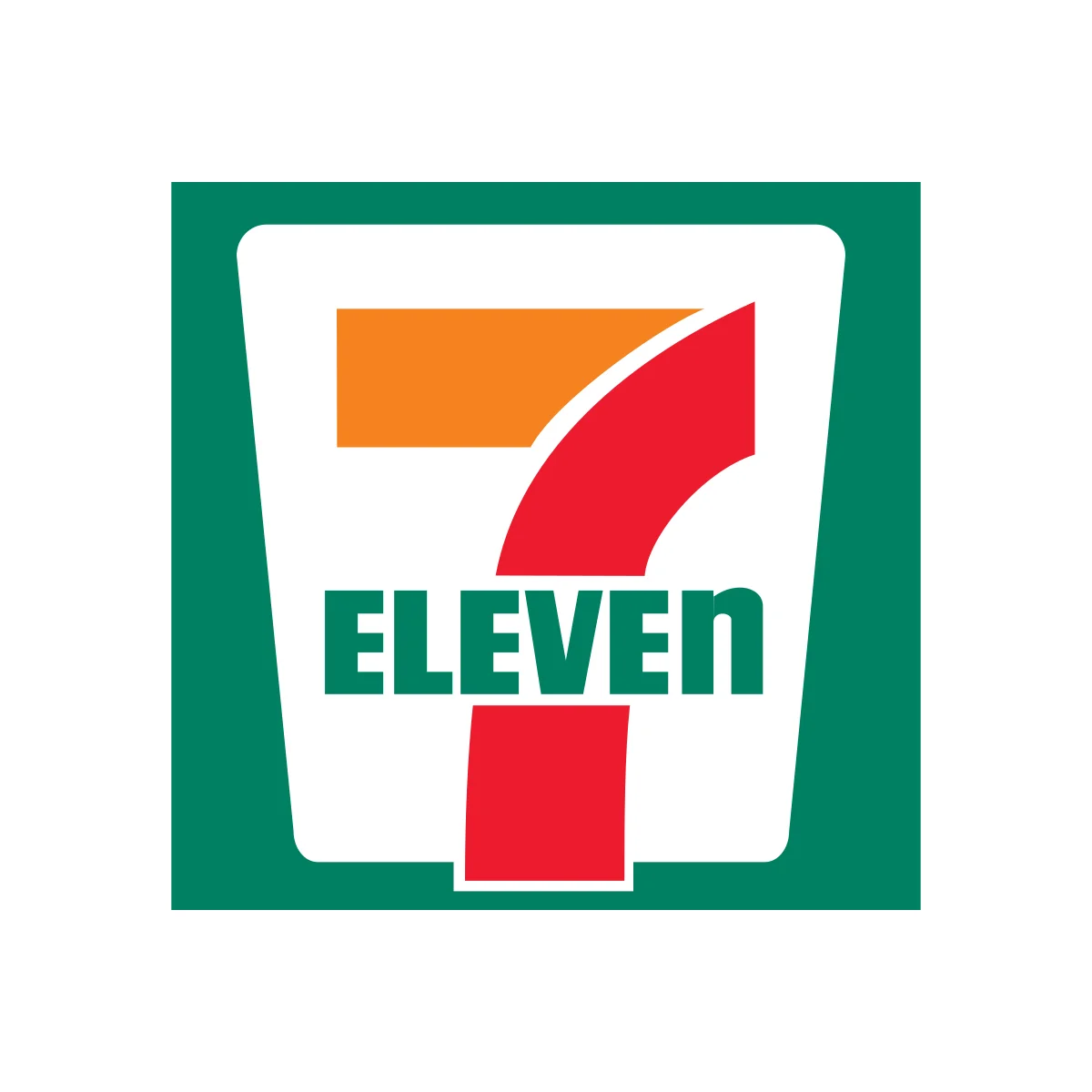 7-Eleven iconic international convenience store chain logo in PNG and SVG Vector.