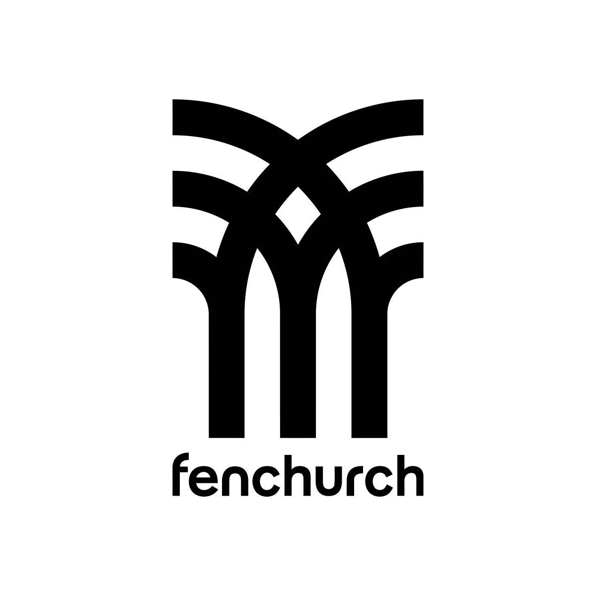 Fenchurch British streetwear and skateboarding fashion brand logo in PNG and SVG Vector.