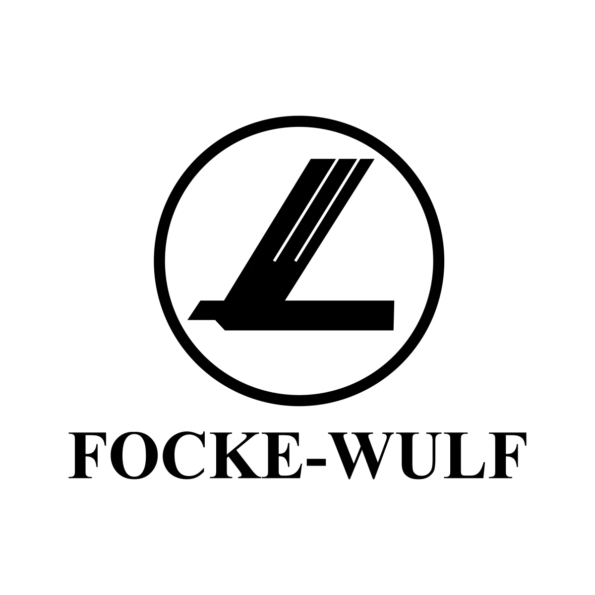 Focke-Wulf historic German aerospace manufacturer logo in PNG and SVG Vector.