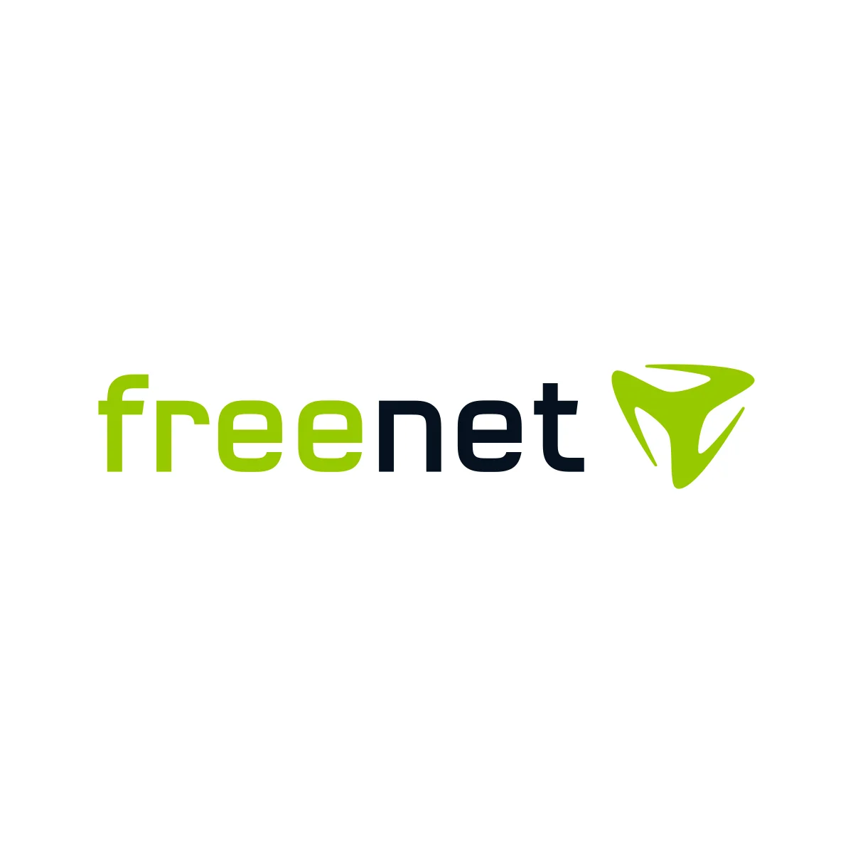 Freenet AG German telecommunications and digital lifestyle provider bright green lowercase logo in PNG and SVG Vector.