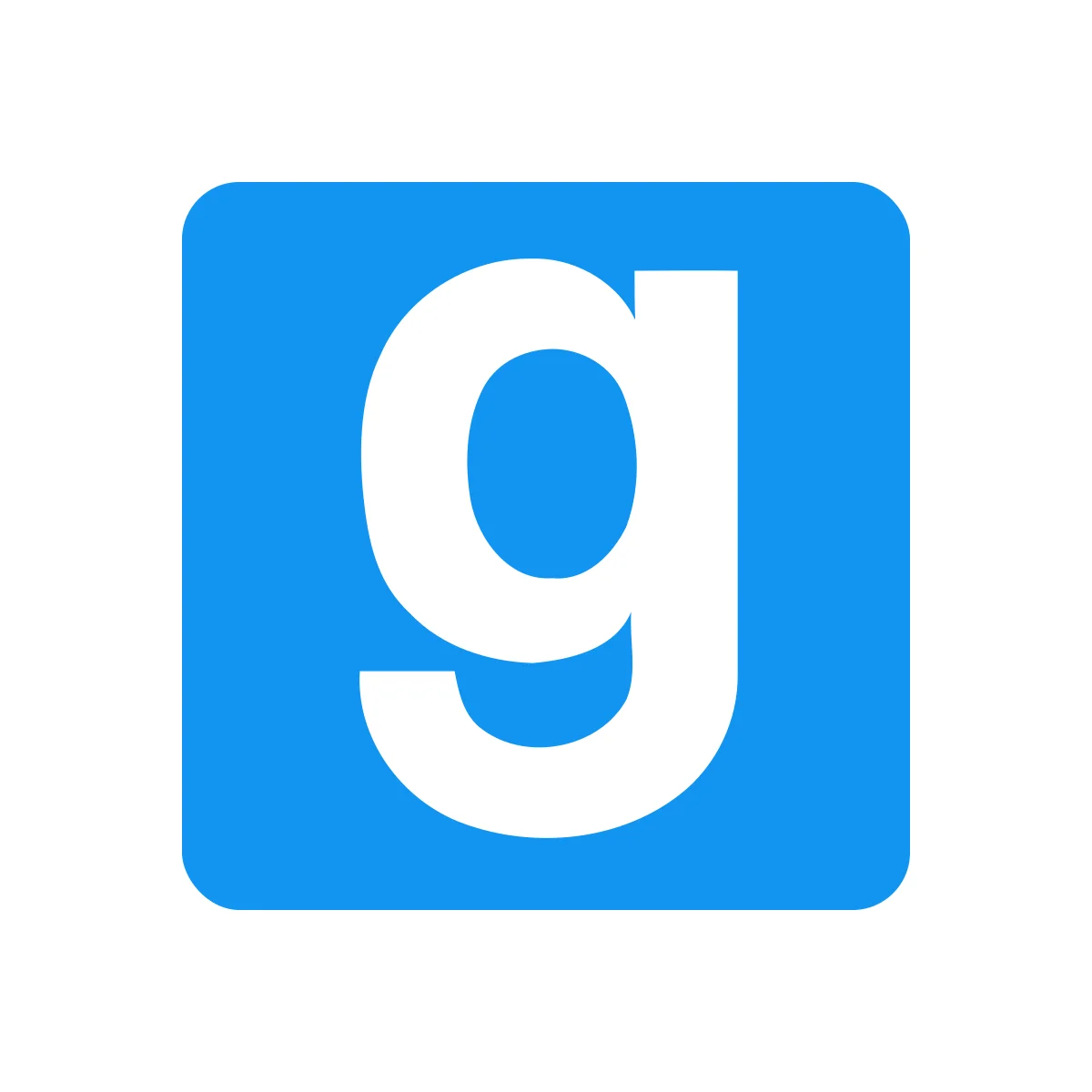 Garry's Mod iconic physics sandbox video game logo in PNG and SVG Vector.