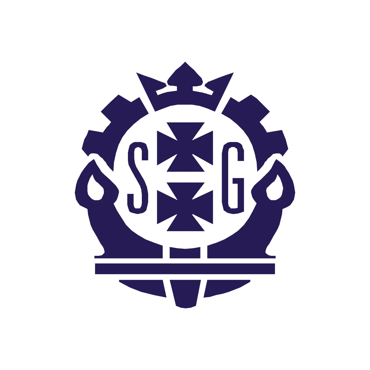 Gdańsk Shipyard historic Polish shipbuilding and industrial company logo in PNG and SVG Vector.