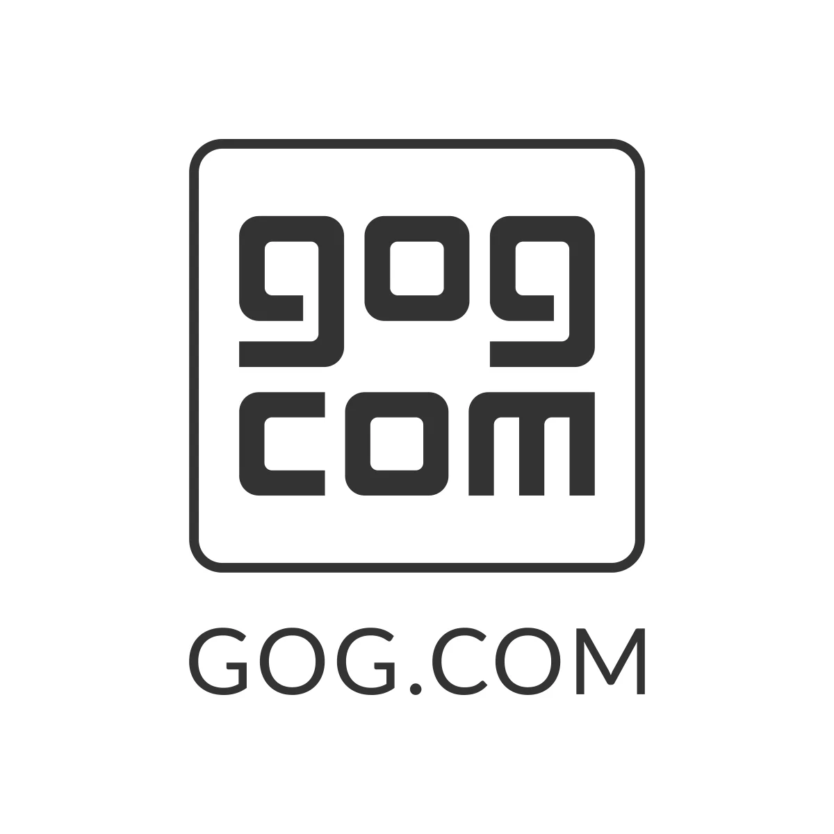 GOG.com DRM-free digital distribution platform for PC games logo in PNG and SVG Vector.