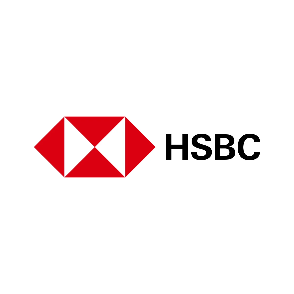 HSBC Bank USA American subsidiary of the global banking organization logo in PNG and SVG Vector.