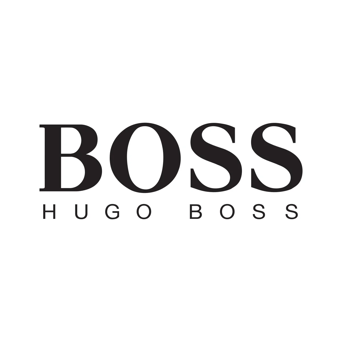 Hugo Boss iconic German luxury fashion house logo in PNG and SVG Vector.