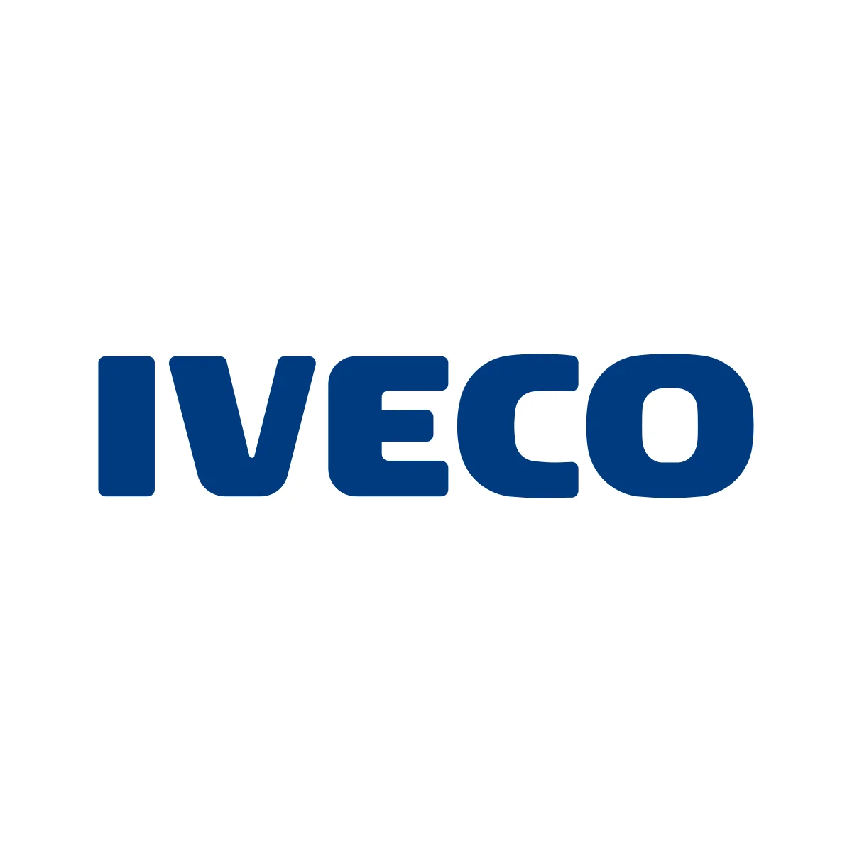 Iveco Italian industrial vehicle and truck manufacturer blue wordmark logo in PNG and SVG Vector.