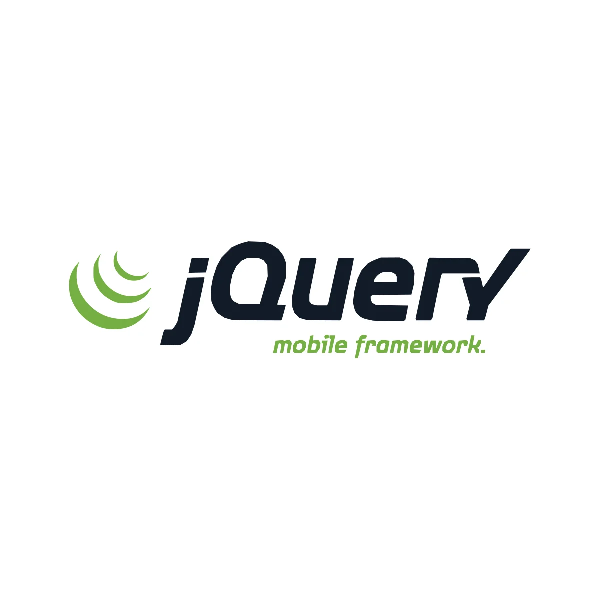 jQuery Mobile historic, open-source, mobile web development framework 'smartphone' icon logo in PNG and SVG Vector.