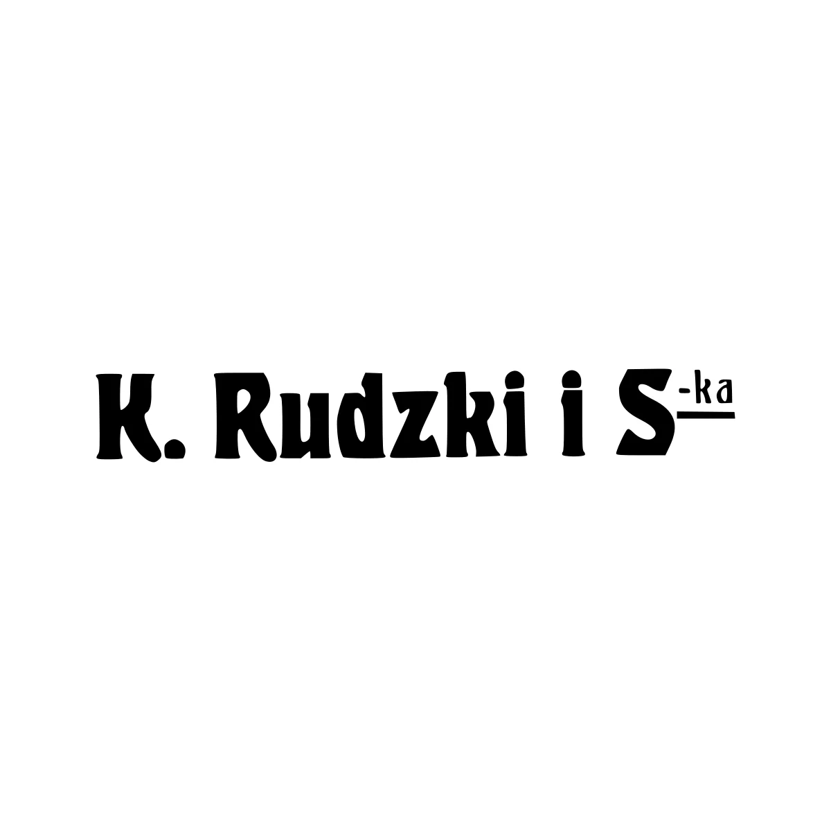 K. Rudzki i S-ka historic Polish engineering and bridge-building company logo in PNG and SVG Vector.