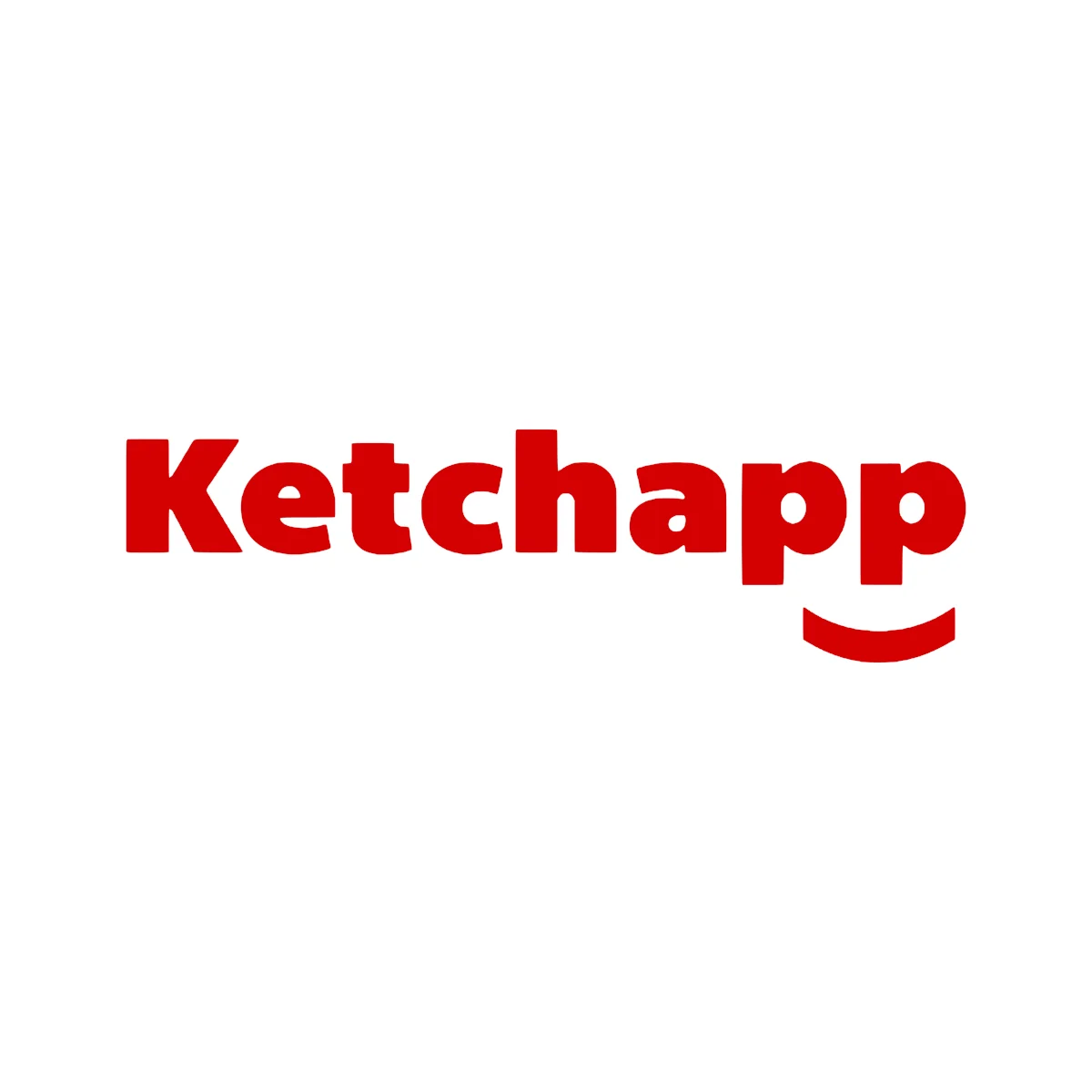 Ketchapp French hyper-casual mobile game publisher minimalist wordmark logo in PNG and SVG Vector.