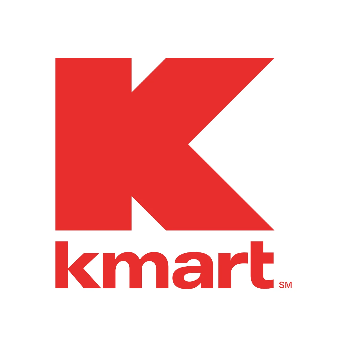 Kmart iconic American discount department store chain 'Big K' logo in PNG and SVG Vector.