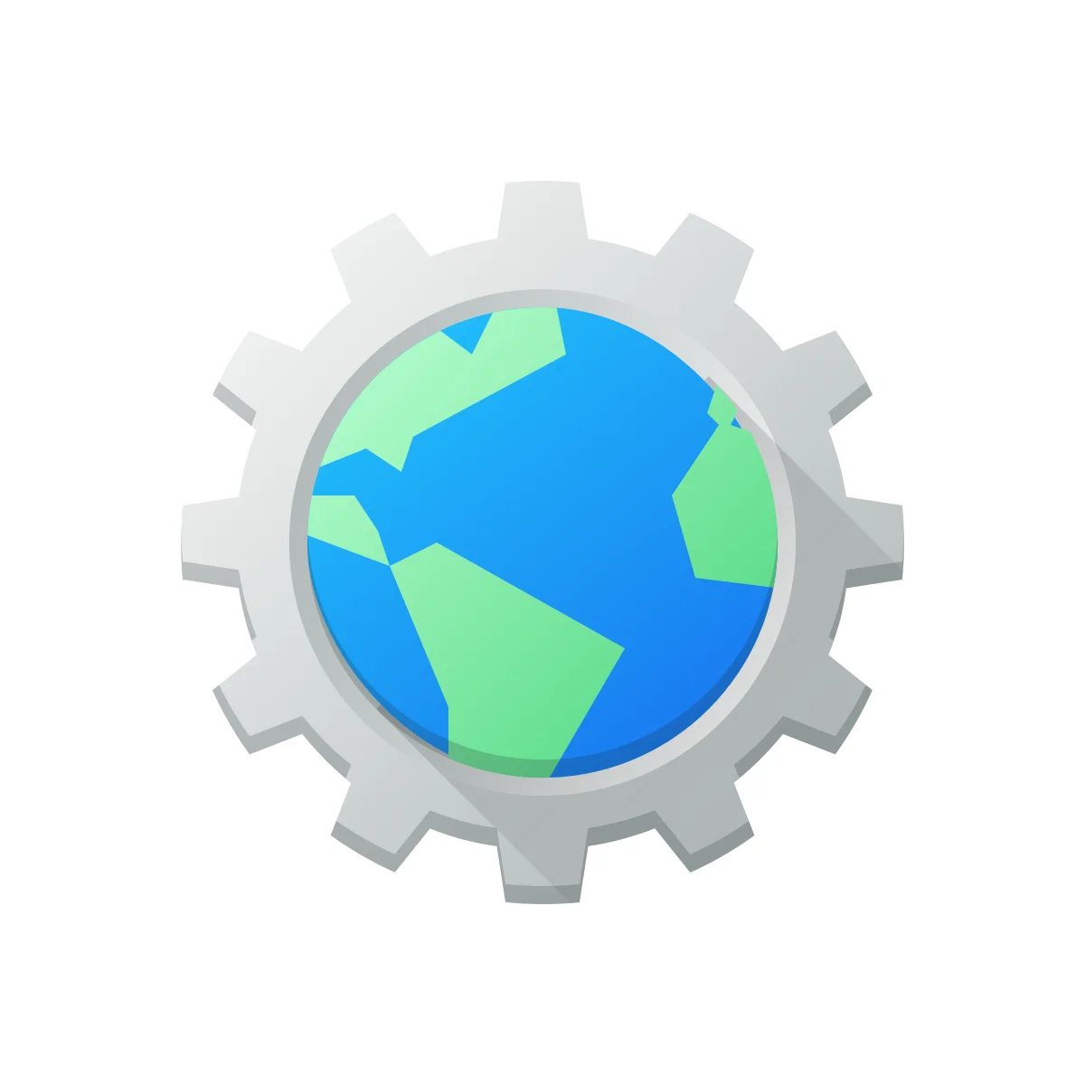 Konqueror open-source web browser and file manager for KDE logo in PNG and SVG Vector.