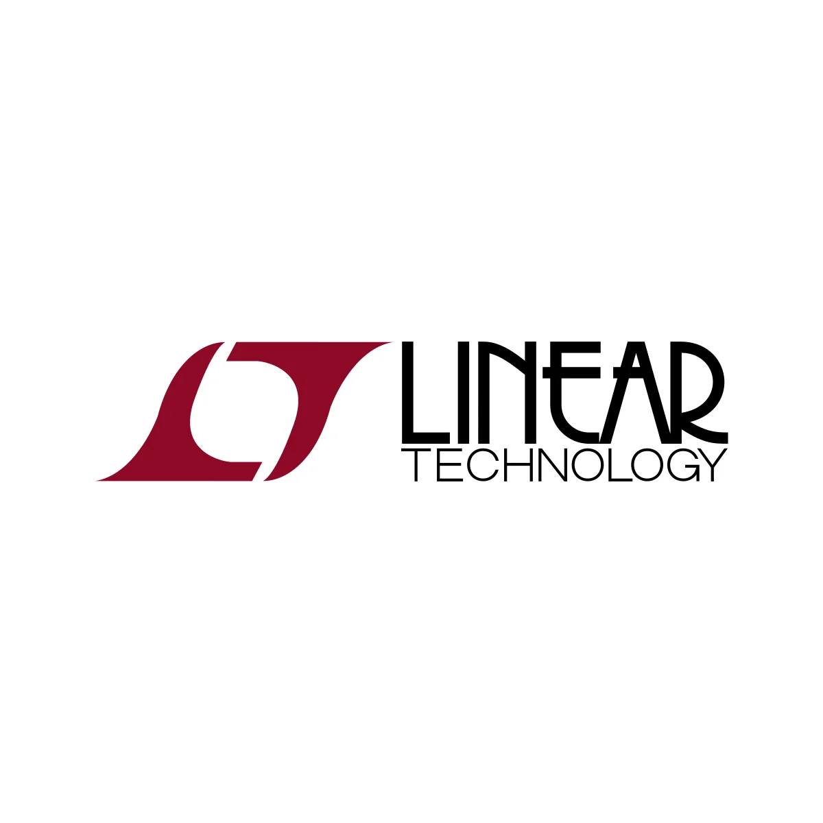Linear Technology historic analog integrated circuit (IC) manufacturer red 'L' monogram logo in PNG and SVG Vector.