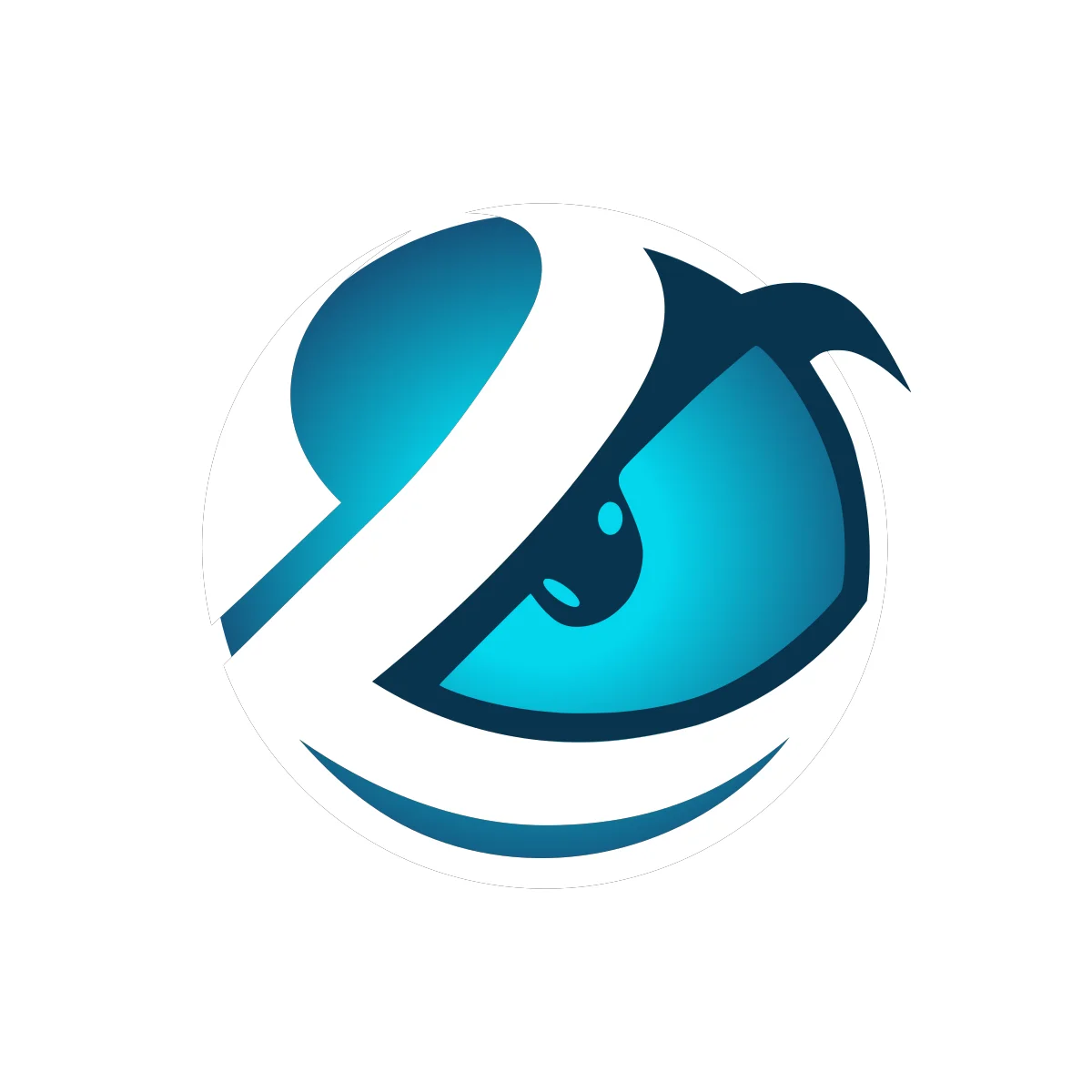 Luminosity Gaming North American professional esports organization stylized 'LG' eye monogram logo in PNG and SVG Vector.