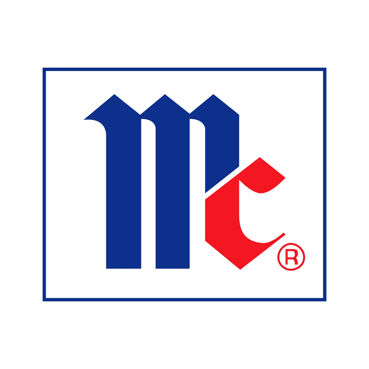 McCormick & Company global spices, herbs, and flavorings manufacturer classic red serif logo in PNG and SVG Vector.