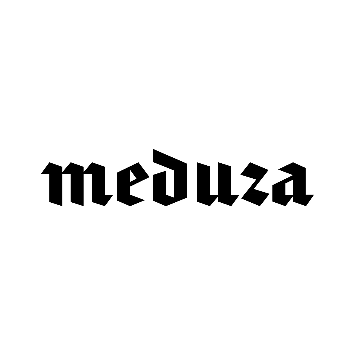 Meduza independent Russian-language news outlet and journalism platform minimalist logo in PNG and SVG Vector.