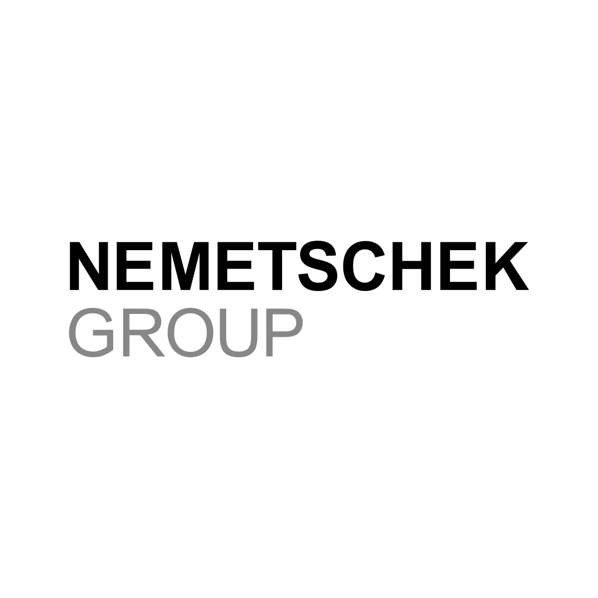 Nemetschek SE German AEC software solutions provider four-line logo in PNG and SVG Vector.
