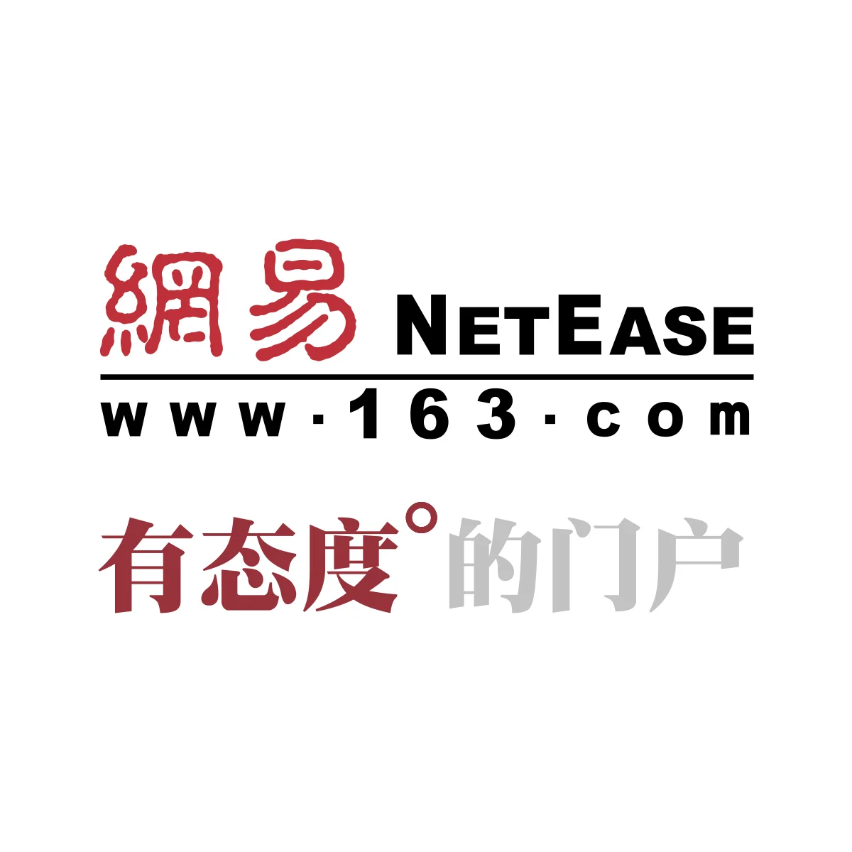 NetEase (网易) major Chinese internet technology and video game company red wordmark logo in PNG and SVG Vector.