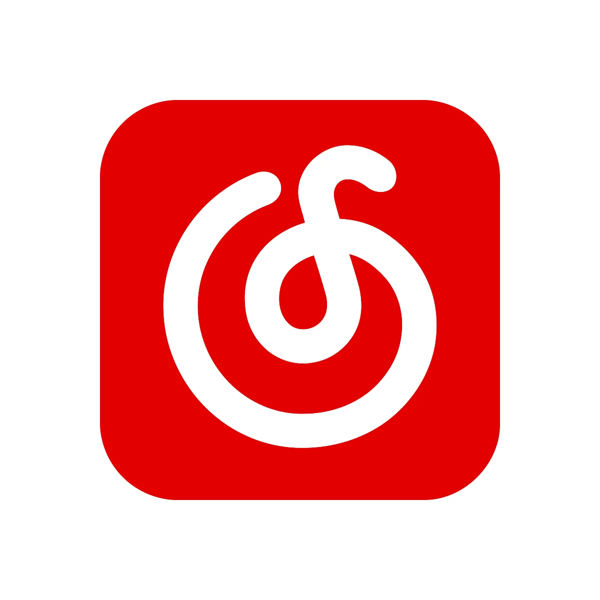 NetEase Music (Wangyiyun Yinyue) Chinese music streaming platform red 'cloud record' logo in PNG and SVG Vector.