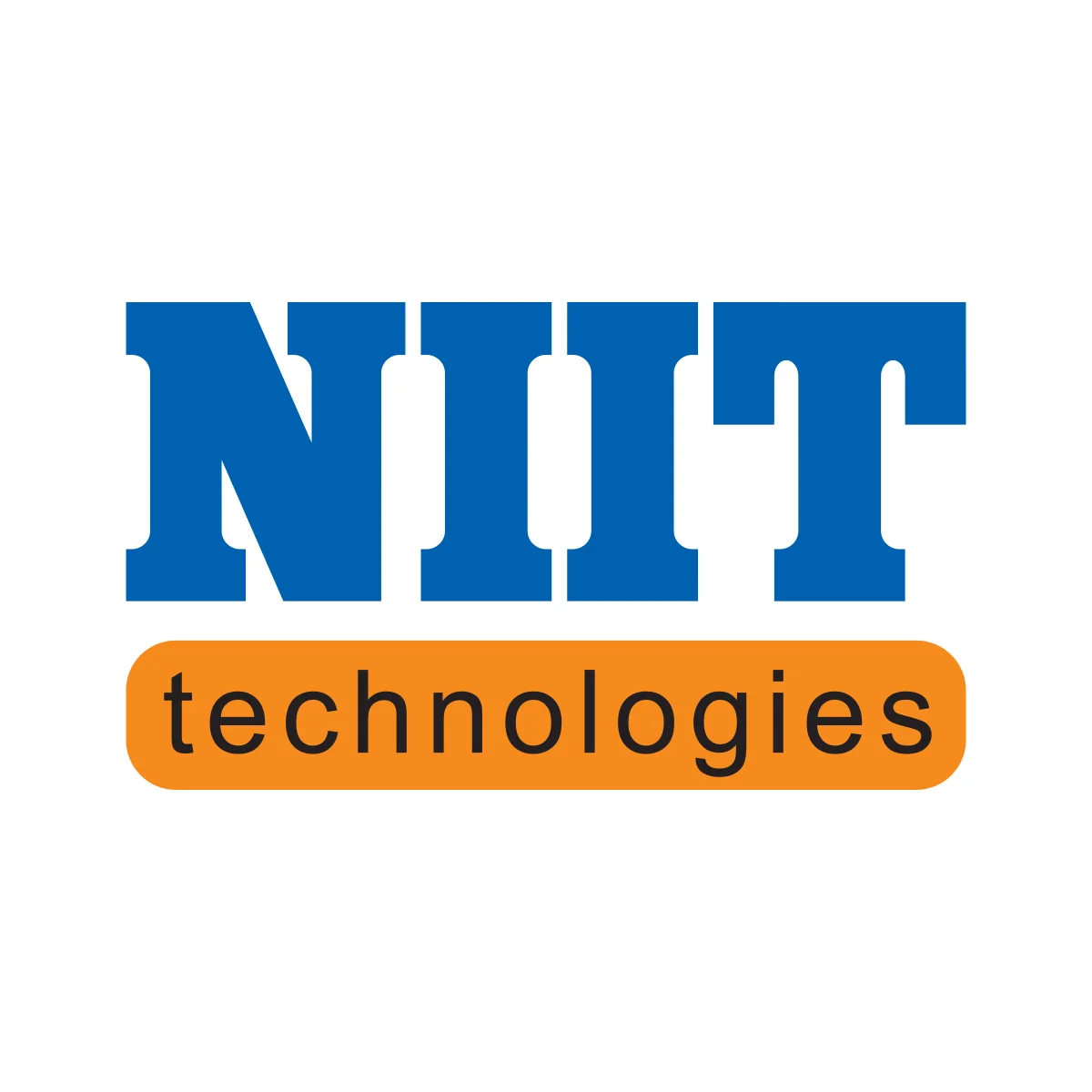 NIIT Technologies former global IT solutions company (now Coforge) orange swoosh logo in PNG and SVG Vector.