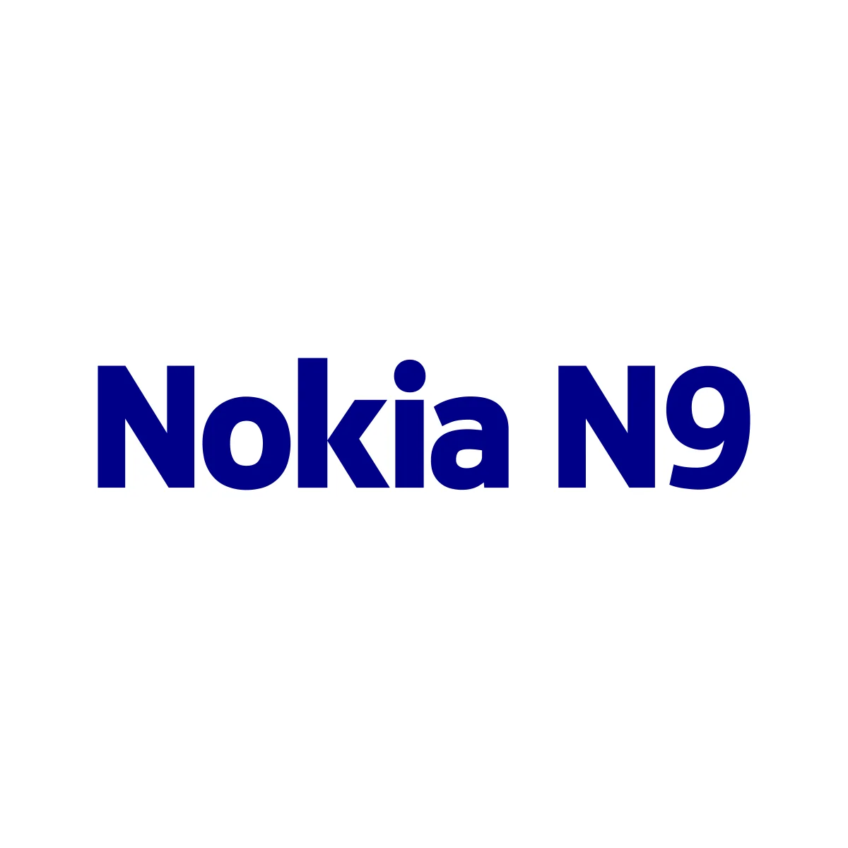 Nokia N9 historic MeeGo operating system smartphone logo in PNG and SVG Vector.