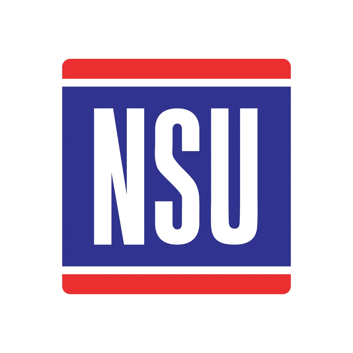 NSU historic German automobile and motorcycle manufacturer logo in PNG and SVG Vector.