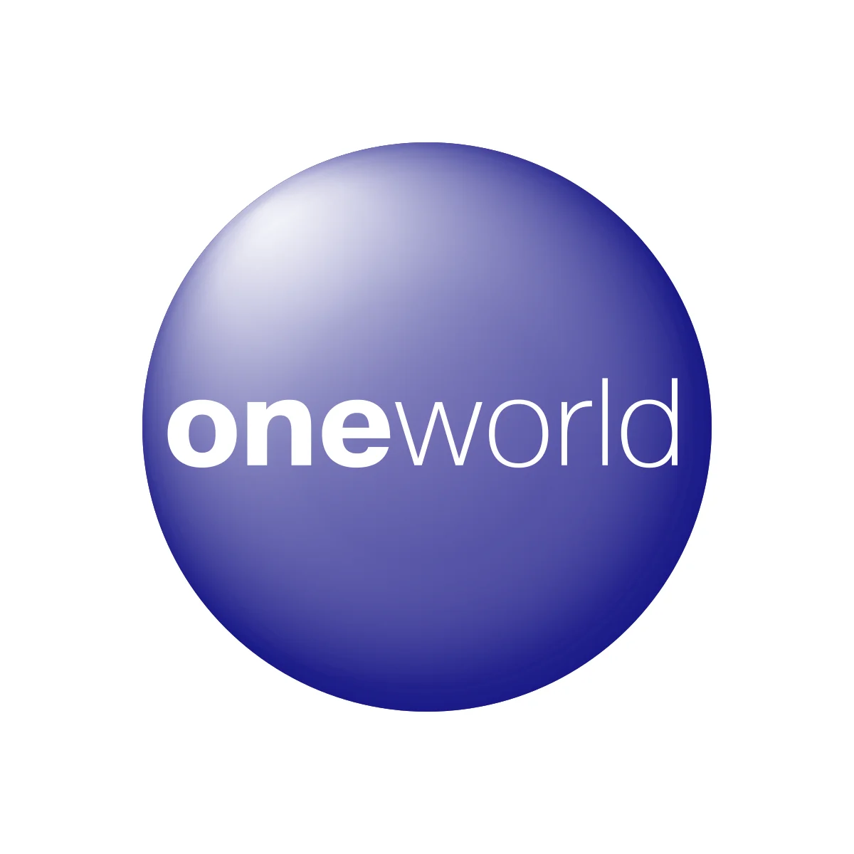 Oneworld global airline alliance stylized globe logo in PNG and SVG Vector.