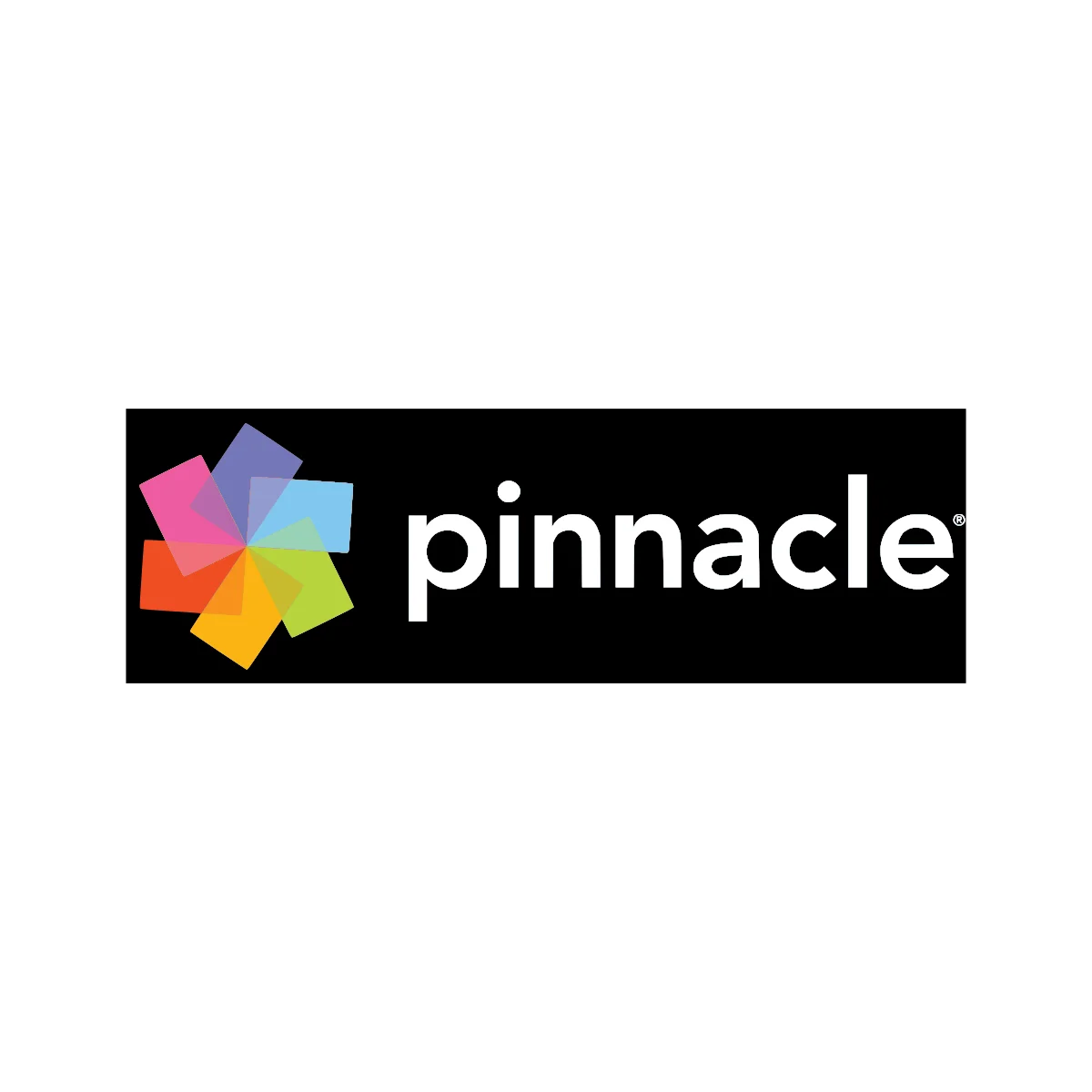 Pinnacle Systems video editing software and hardware brand mountain peak logo in PNG and SVG Vector.