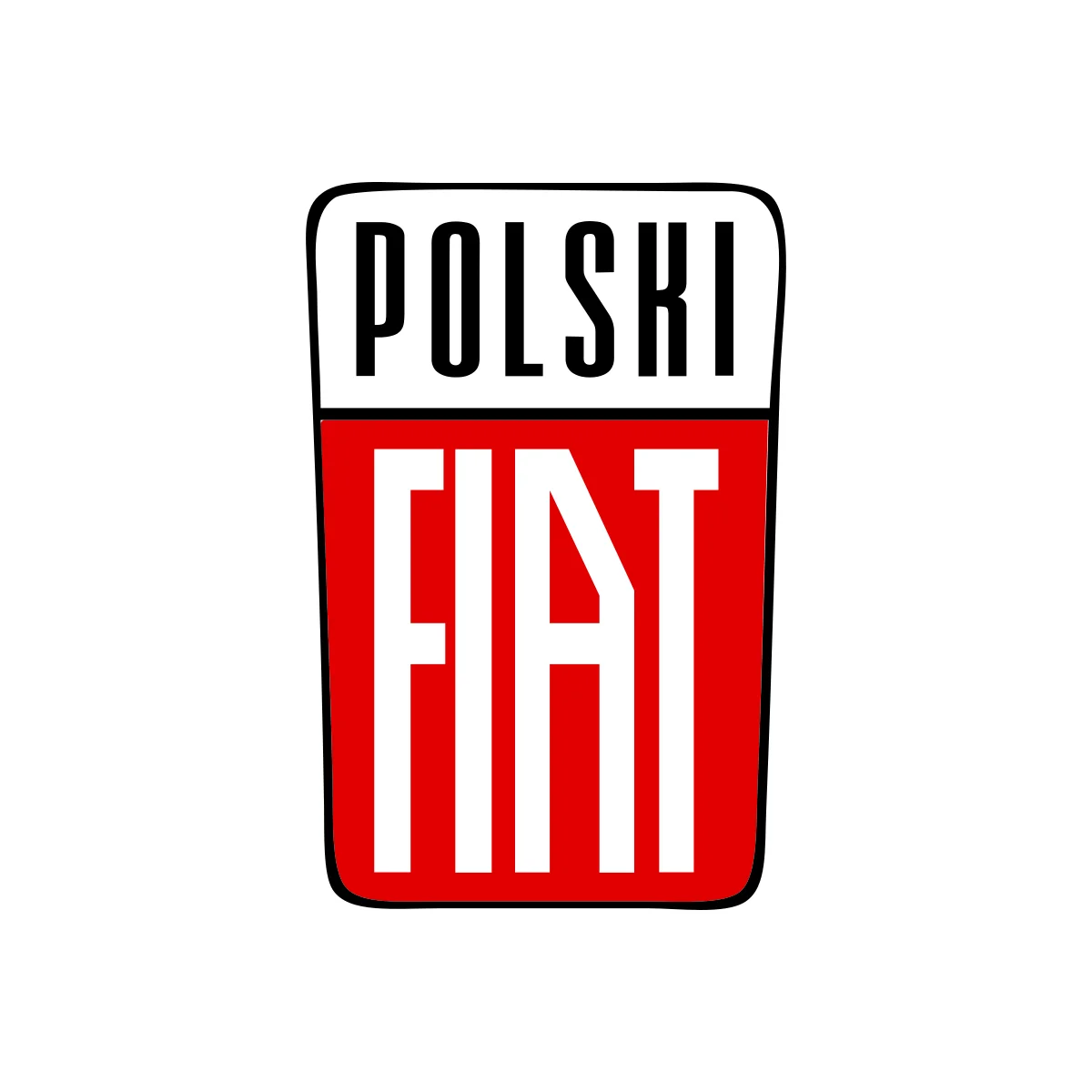 Polski Fiat historic Polish licensed Fiat automobile brand logo in PNG and SVG Vector.