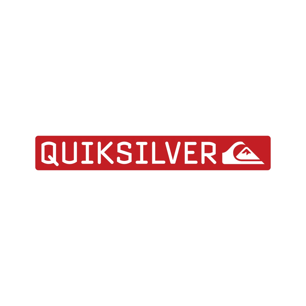 Quiksilver iconic surfwear and lifestyle brand 'mountain and wave' logo in PNG and SVG Vector.