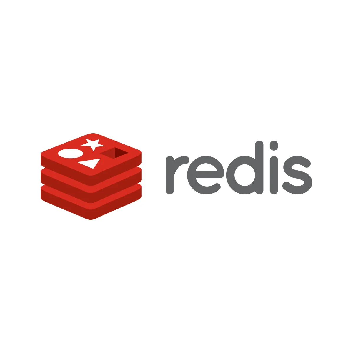 Redis open-source in-memory data store logo in PNG and SVG Vector.
