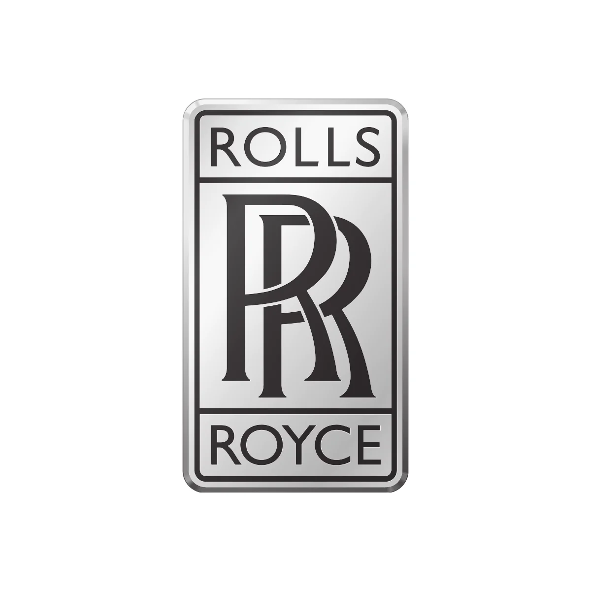 Rolls-Royce Motor Cars British ultra-luxury automobile manufacturer 'double R' monogram logo in PNG and SVG Vector.